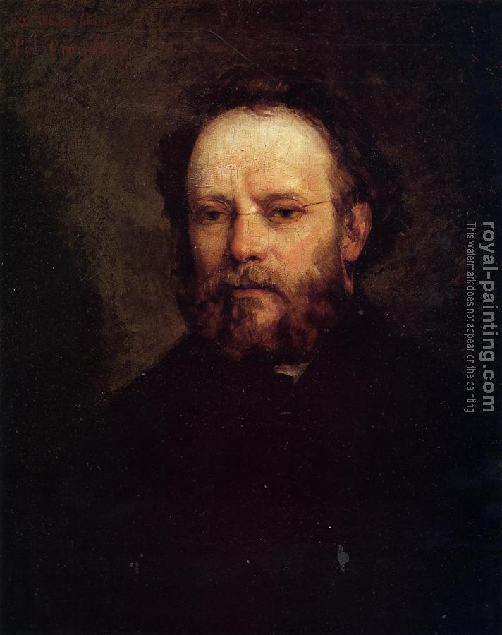 Gustave Courbet : Portrait of Pierre-Joseph Proudhon